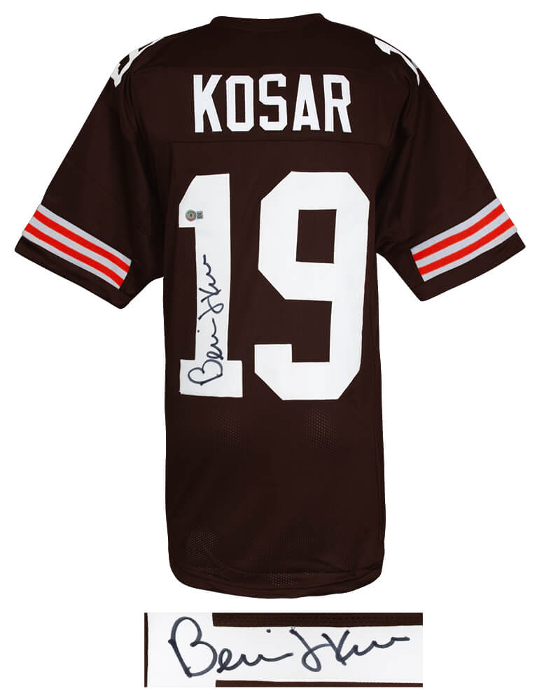 Bernie Kosar Signed Brown Custom Football Jersey - (Beckett)