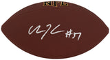 Olin Kreutz Signed Wilson Super Grip Full Size NFL Football