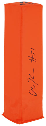 Olin Kreutz Signed BSN Orange Football Endzone Pylon