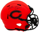 Olin Kreutz Signed Chicago Bears RAVE Riddell Full Size Speed Replica Helmet w/6x Pro Bowl