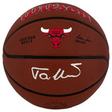 Toni Kukoc Signed Chicago Bulls Logo Wilson Alliance NBA Basketball