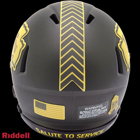 Kansas City Chiefs NFL Riddell Salute To Service 2025 Mini Helmet