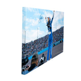 Kyle Larson Signed 2021 NASCAR Cup Championship Winner Celebration 20x32 Gallery Wrapped Photo on SpeedCanvas (PA)