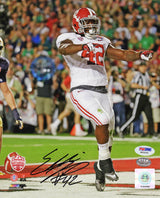 Eddie Lacy Signed Alabama Crimson Tide 2012 National Title Game Endzone Celebration 8x10 Photo (PSA)