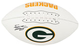 Eddie Lacy Signed Green Bay Packers Logo Franklin White Football