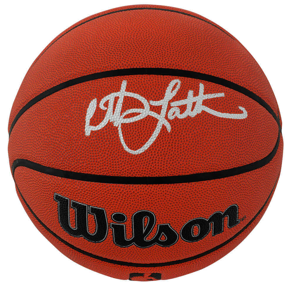 Christian Laettner Signed Wilson Indoor/Outdoor NBA Basketball