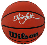Christian Laettner Signed Wilson Indoor/Outdoor NBA Basketball