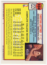 Christian Laettner Signed Minnesota Timberwolves 1992-93 Topps GOLD Rookie Basketball Card #334