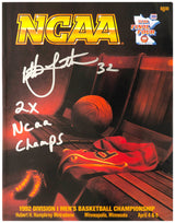 Christian Laettner Signed 1992 NCAA Final Four Men's Basketball Championship Program w/2x NCAA Champs