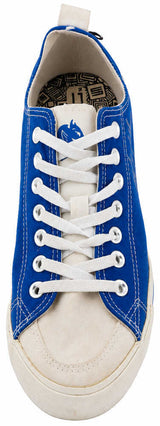 Christian Laettner Signed Duke SKICKS White & Blue Shoe - (Right Foot)