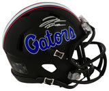 DJ Lagway Signed Florida Gators Black Riddell Speed Mini Helmet