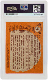 Bill Laimbeer Signed Cavaliers 1981 Topps Rookie Basketball Trading Card #74W - (PSA / Auto Grade 9)