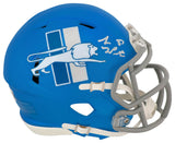 Sam LaPorta Signed Detroit Lions 2023 Alternate Blue Riddell Speed Mini Helmet - (Beckett)