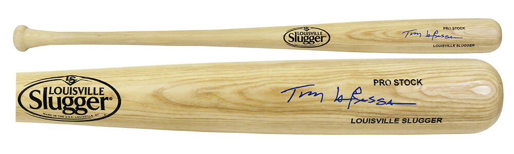 Tony LaRussa Signed Louisville Slugger Pro Stock Blonde Baseball Bat