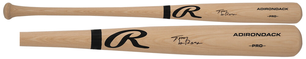 Tony LaRussa Signed Rawlings Pro Blonde Baseball Bat