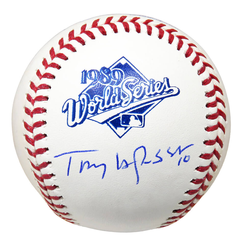 Tony LaRussa Signed Rawlings 1989 World Series (Oakland A's) Baseball