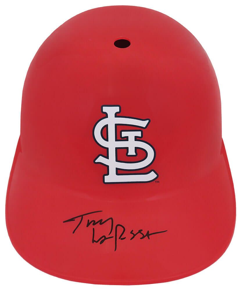 Tony LaRussa Signed St. Louis Cardinals Replica Souvenir Batting Helmet