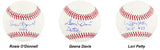 A League Of Their Own (Rockford Peaches) Signed Individual Rawlings MLB Baseball w/Character Names (Set of 10 Balls)