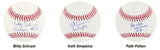 A League Of Their Own (Rockford Peaches) Signed Individual Rawlings MLB Baseball w/Character Names (Set of 10 Balls)