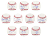 A League Of Their Own (Rockford Peaches) Signed Individual Rawlings MLB Baseball w/Character Names (Set of 10 Balls)