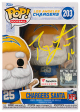 Ryan Leaf Signed Chargers SANTA Funko Pop Doll #203