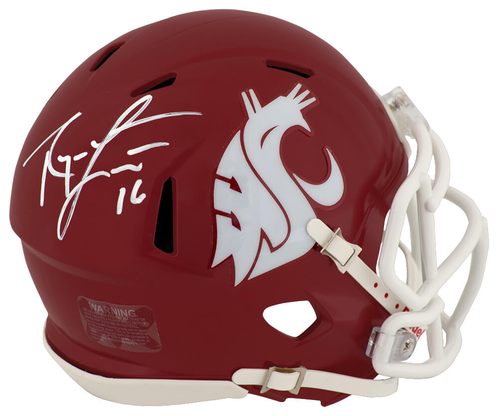 Ryan Leaf Signed Washington State Cougars Riddell Speed Mini Helmet