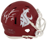 Ryan Leaf Signed Washington State Cougars Riddell Speed Mini Helmet