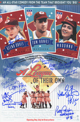 A League Of Their Own (Rockford Peaches) Cast Signed 11x17 Movie Poster (11 Signatures)