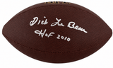 Dick LeBeau Signed Wilson Super Grip Full Size NFL Football w/HOF 2010