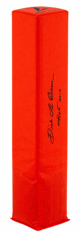 Dick LeBeau Signed BSN Orange Football Endzone Pylon w/HOF 2010