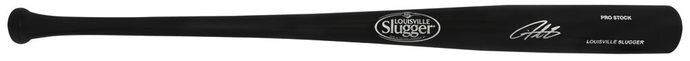 Derrek Lee Signed Louisville Slugger Pro Stock Black Baseball Bat
