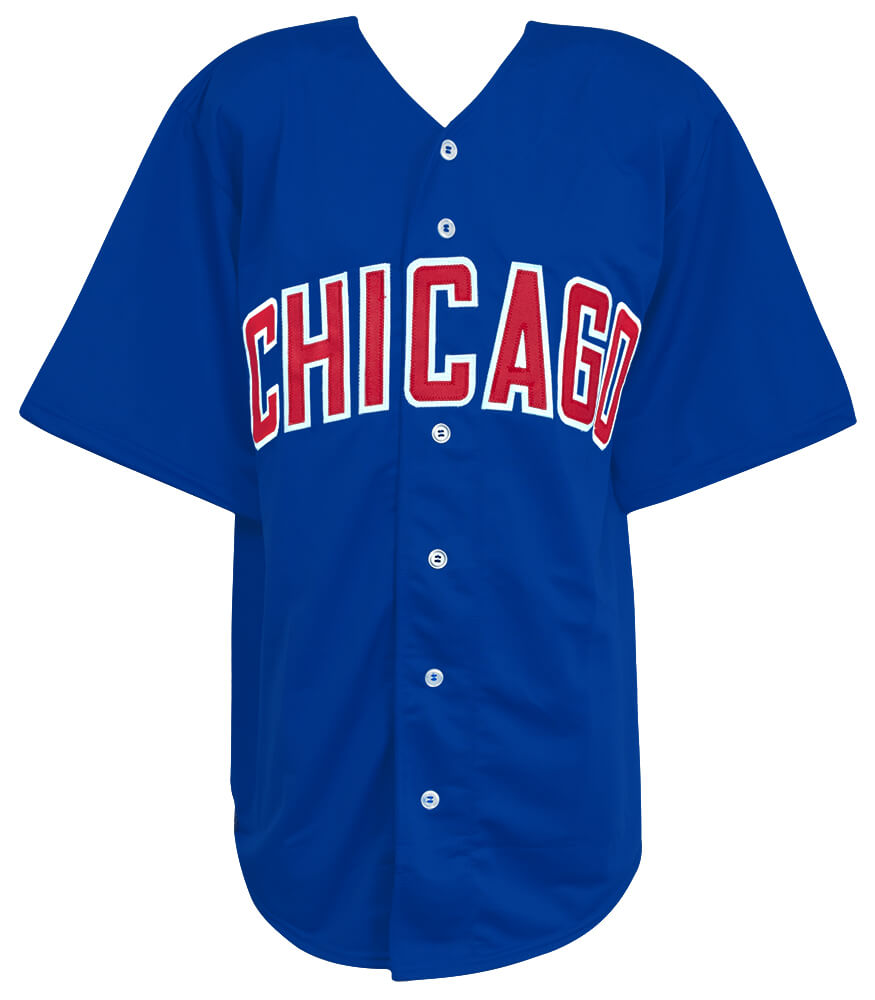 Derrek Lee Signed Blue Custom Baseball Jersey - (JSA)