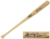 Jim Lefebvre Signed Louisville Slugger Pro Stock Blonde Baseball Bat w/1965 NL ROY, Dodgers