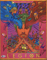 Legion (7) Tsai, Midthunder, Dickson, Sienkiewicz Signed 11x14 Photo BAS #A39172