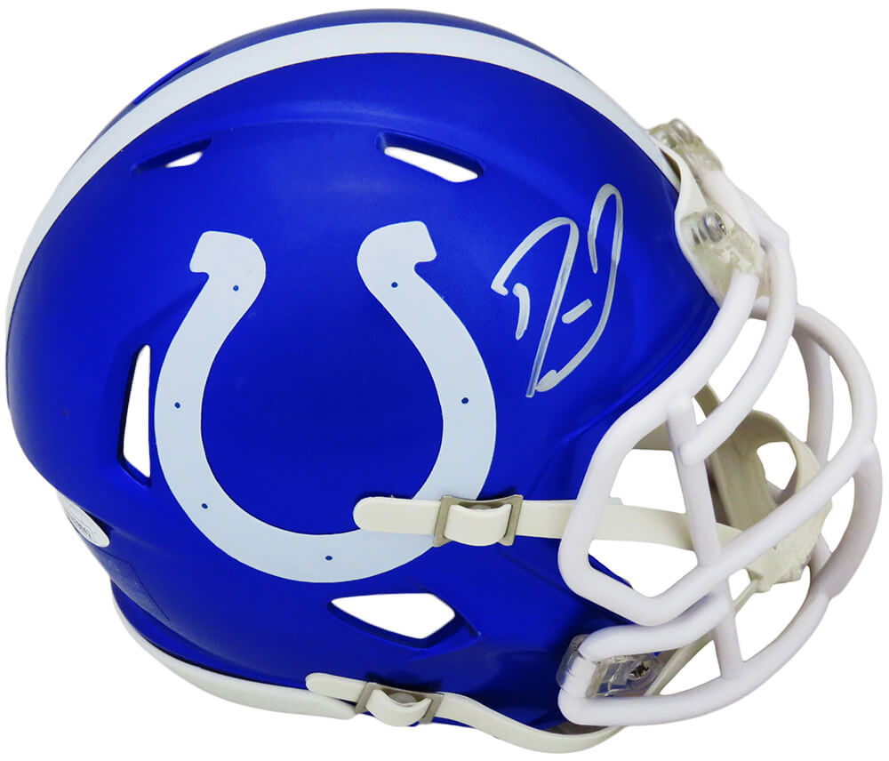 Darius Leonard Signed Indianapolis Colts FLASH Riddell Speed Mini Helmet (JSA)