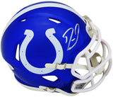 Darius Leonard Signed Indianapolis Colts FLASH Riddell Speed Mini Helmet (JSA)