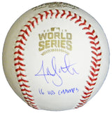Jon Lester Signed Rawlings Official 2016 World Series Baseball w/16 WS Champs