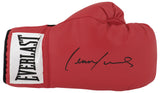 Lennox Lewis Signed Everlast Red Full Size Boxing Glove