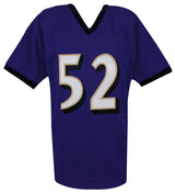 Ray Lewis Signed Purple Custom Football Jersey (Beckett Hologram)