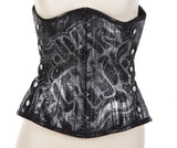 Lady Gaga Magazine Photoshoot Worn Faux Snake Skin Graffiti Style Corset