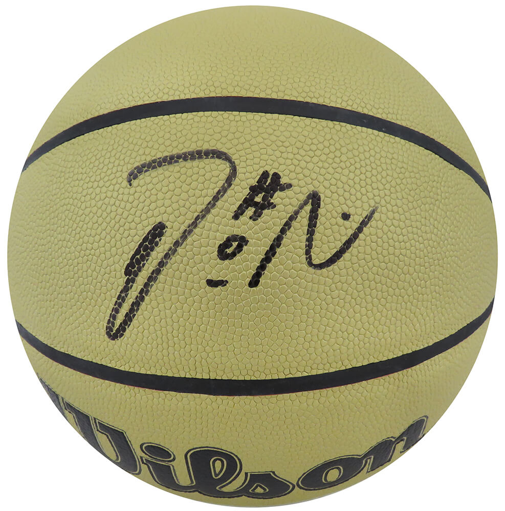 Damian Lillard Signed Wilson Gold NBA Basketball