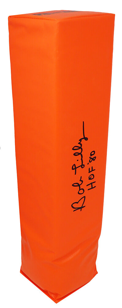 Bob Lilly Signed Orange Endzone Pylon w/HOF'80