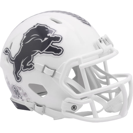 Detroit Lions 2024 Salute to Service Riddell Speed Mini Football Helmet NFL