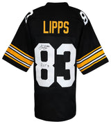 Louis Lipps Signed Black Custom Jersey w/ROY'84