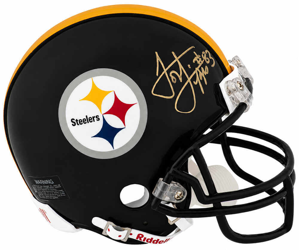 Louis Lipps Signed Pittsburgh Steelers Riddell (VSR4) Mini Helmet