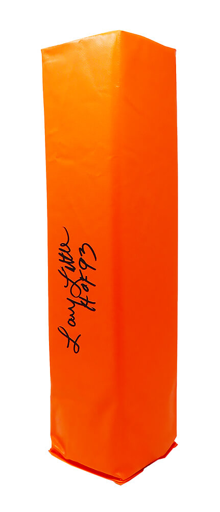 Larry Little Signed Orange Endzone Football Pylon w/HOF'93