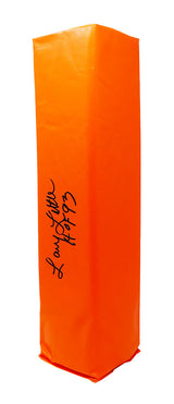 Larry Little Signed Orange Endzone Football Pylon w/HOF'93