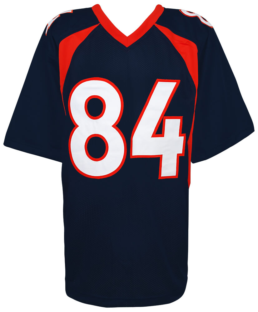 Brandon Lloyd Signed Navy & Orange Custom Football Jersey