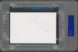 The Addams Family Anjelica Huston Authentic Signed 4x6 Index Card BAS Slabbed