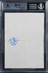 Magic Johnson Authentic Signed 1980 Topps 5x7 Team Poster #8 Card BAS Slabbed